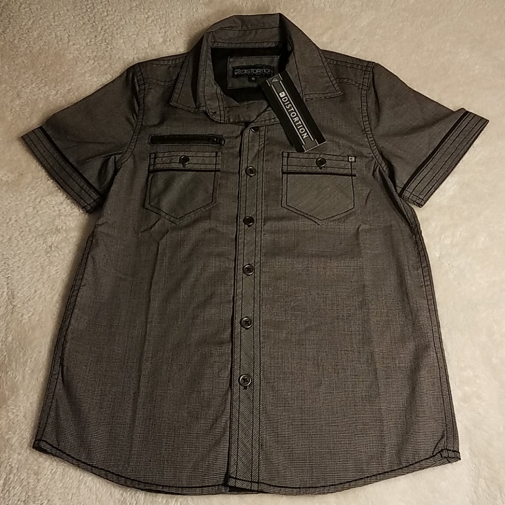 Distortion Boy's S/S Shirt
